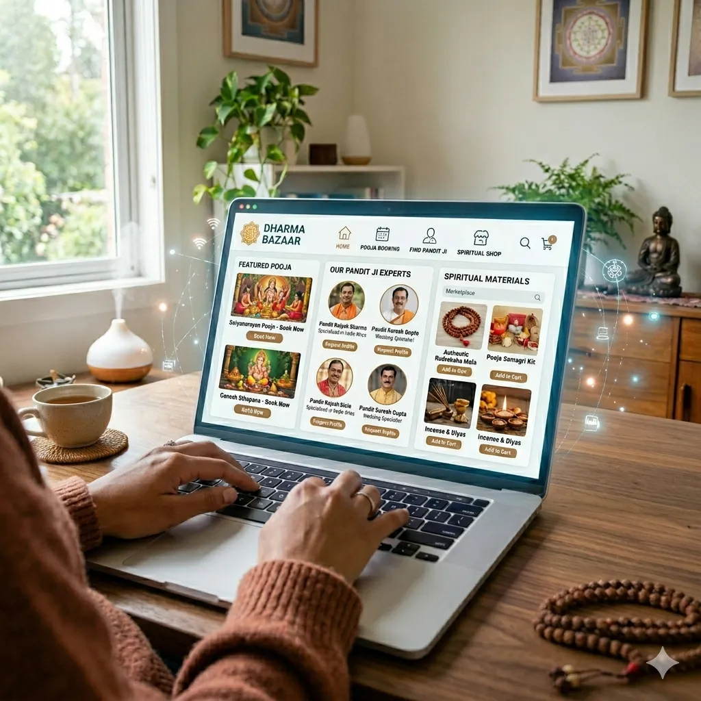 Online puja and pandit booking platform